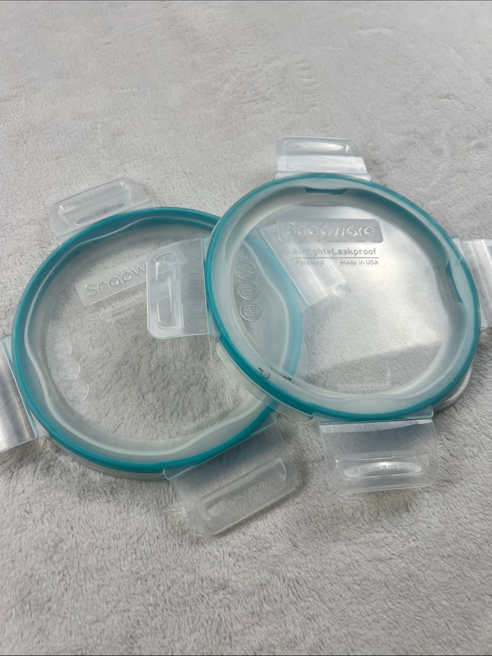 SnapWare Lid replacement for 4 cups round Compatible with Pyrex glass container